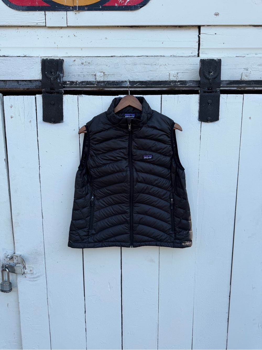 Patagonia Black Quilted Down Vest - Women's Lightweight Zip